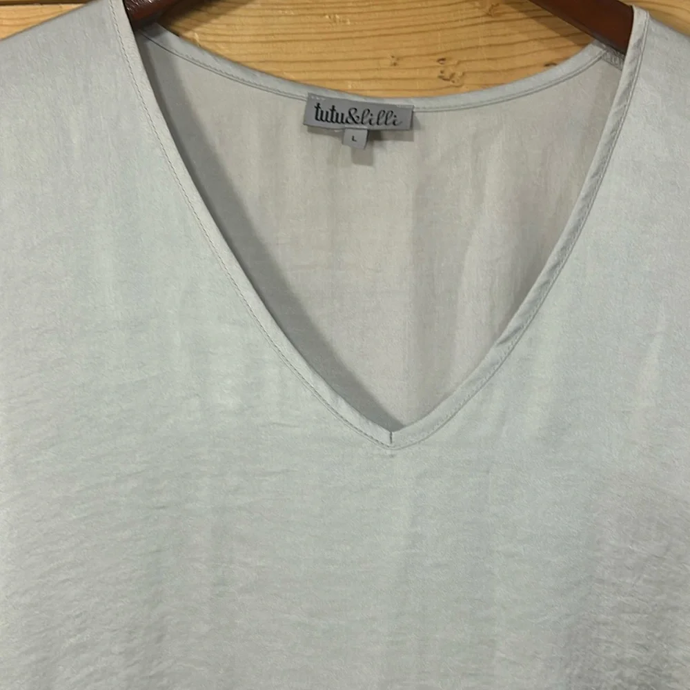 EUC tutu & lilli Wimberley silky polyester tunic top casual dress Roomy L/XL